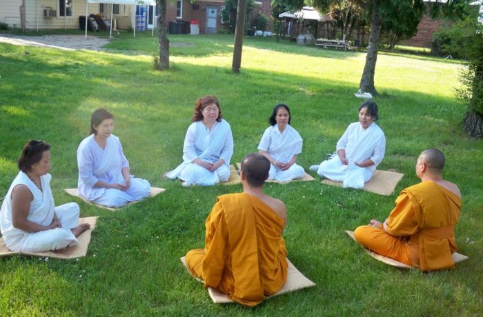 Meditation teaching at MBMC